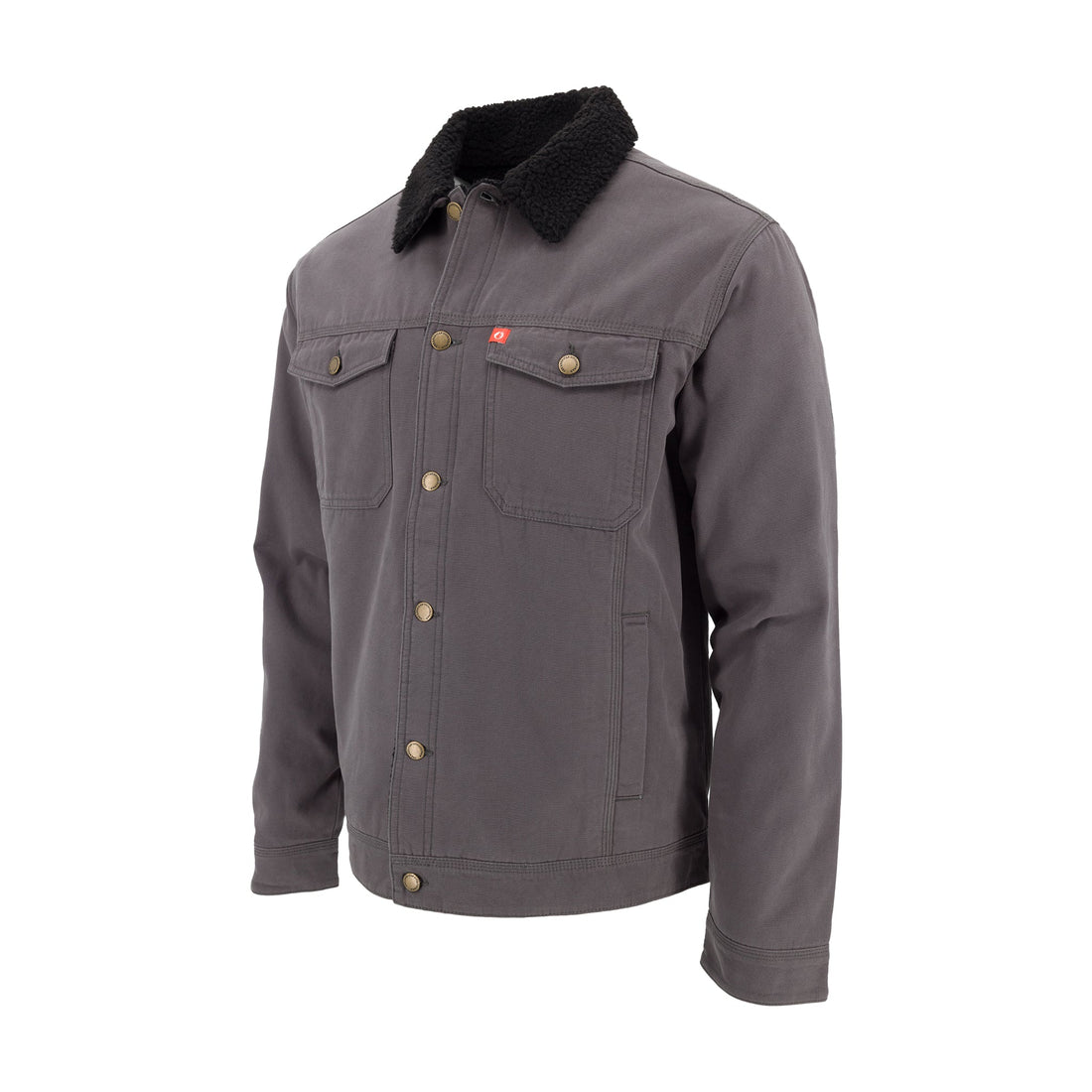 Solid Sherpa Lined Trucker Jacket