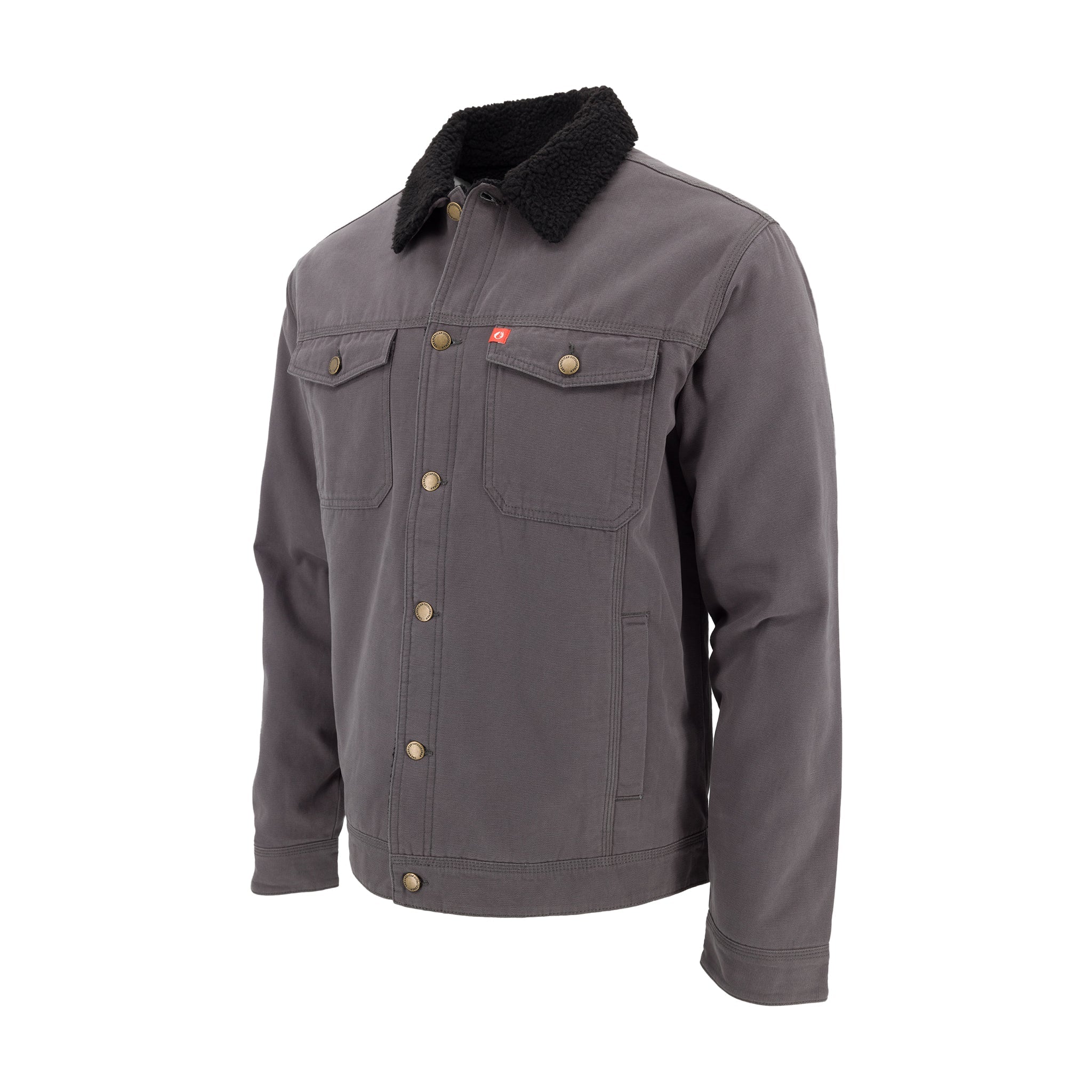 Solid Sherpa Lined Trucker Jacket