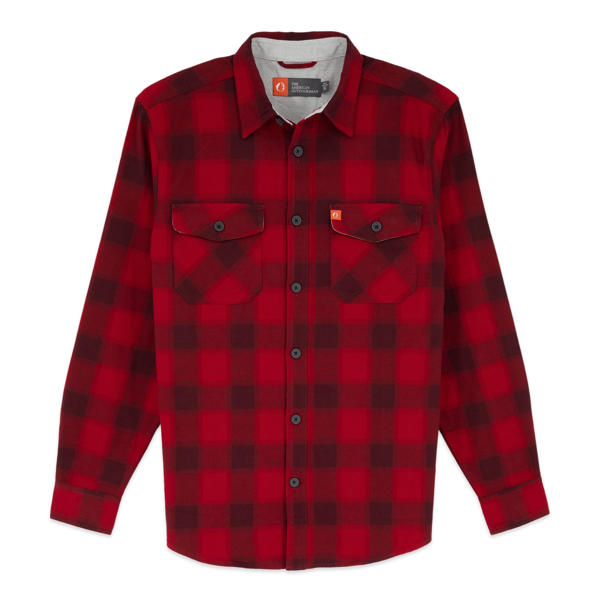 Heavyweight Flannel Shirt with Flap Pockets