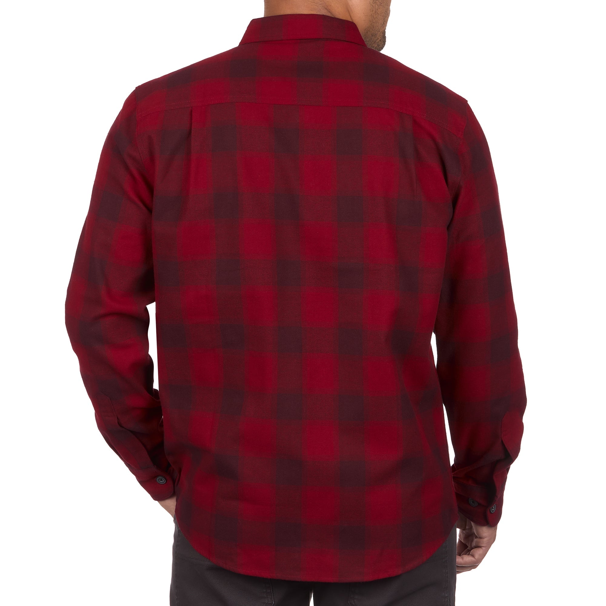 Heavyweight Flannel Shirt with Flap Pockets