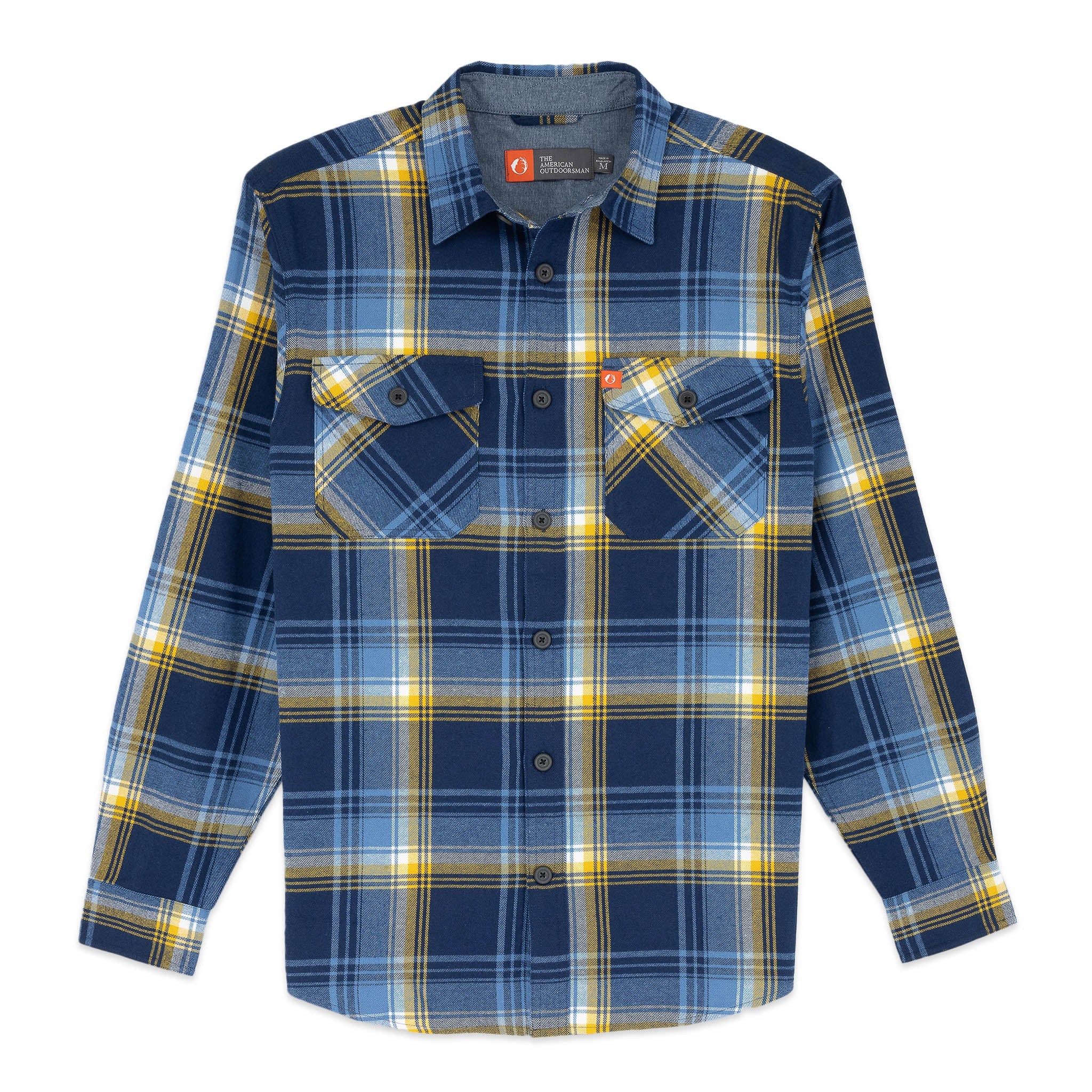 Heavyweight Flannel Shirt with Flap Pockets