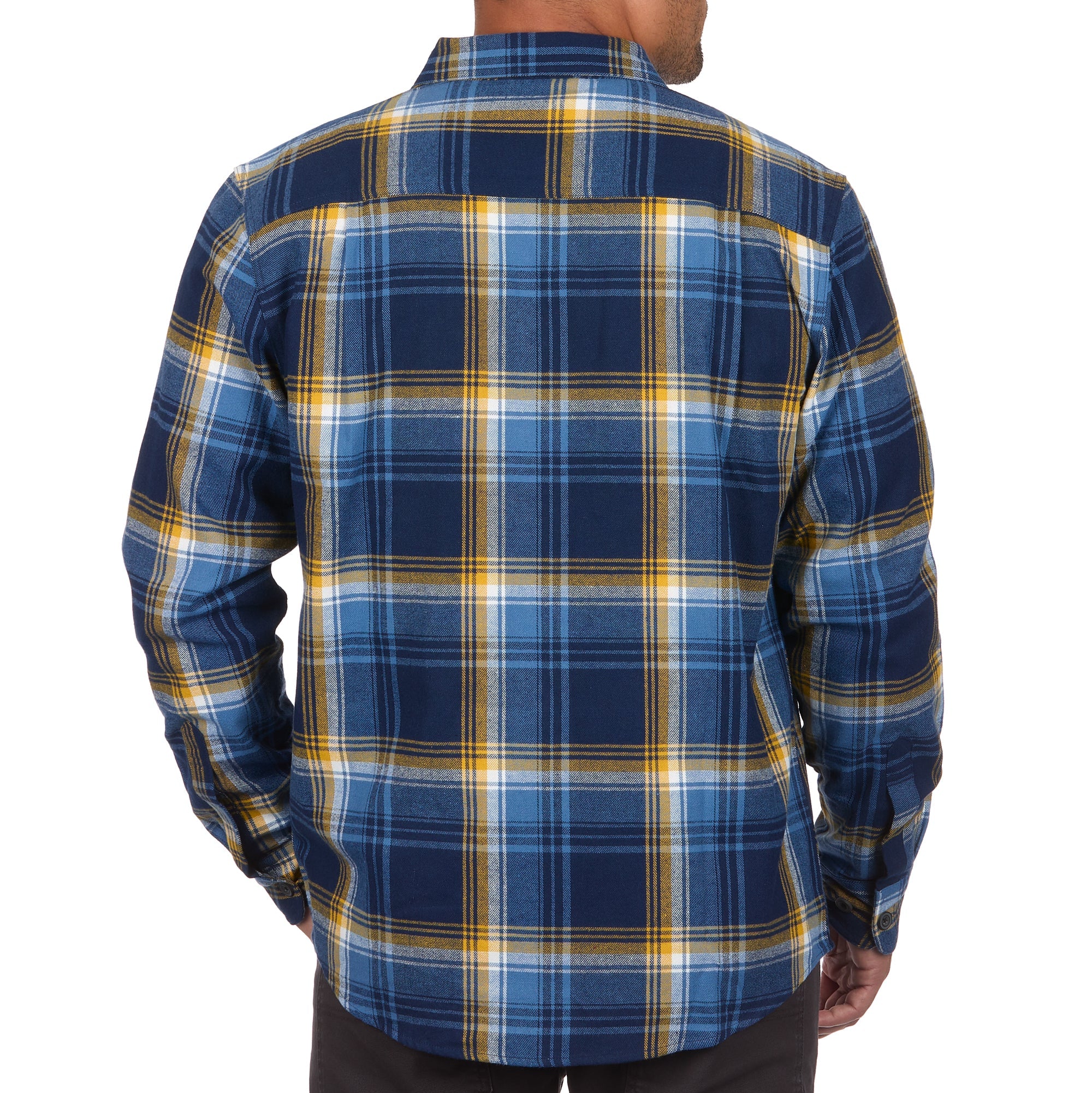 Heavyweight Flannel Shirt with Flap Pockets