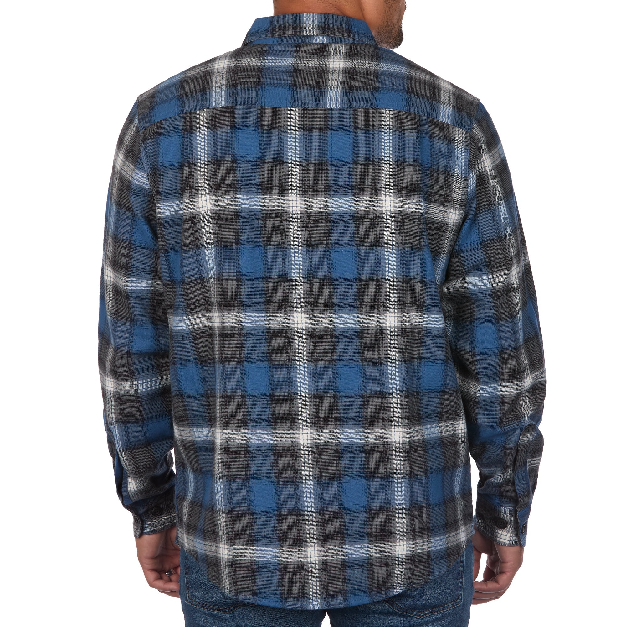 Heavyweight Flannel Shirt with Flap Pockets