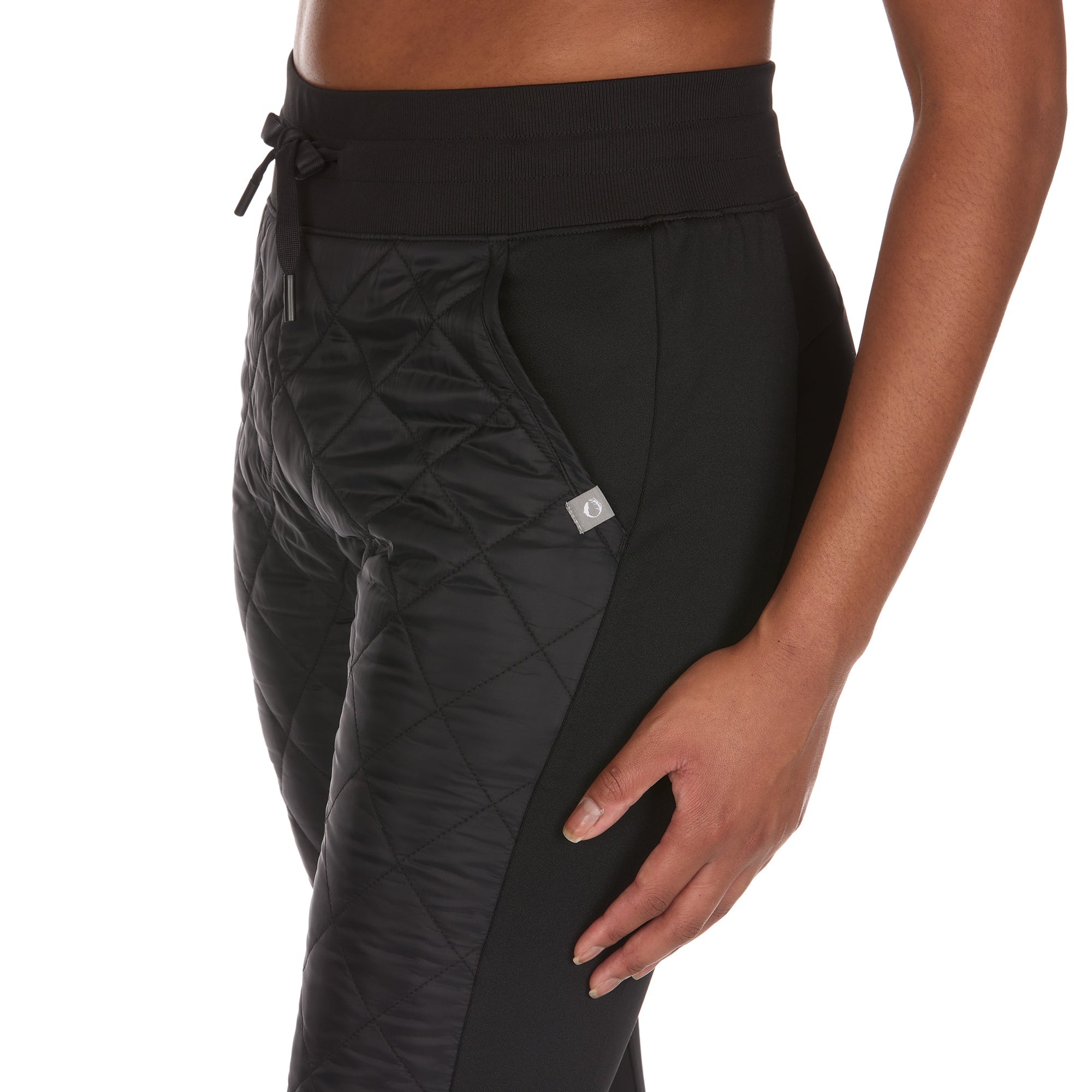 Women's High Rise Quilted Front Joggers