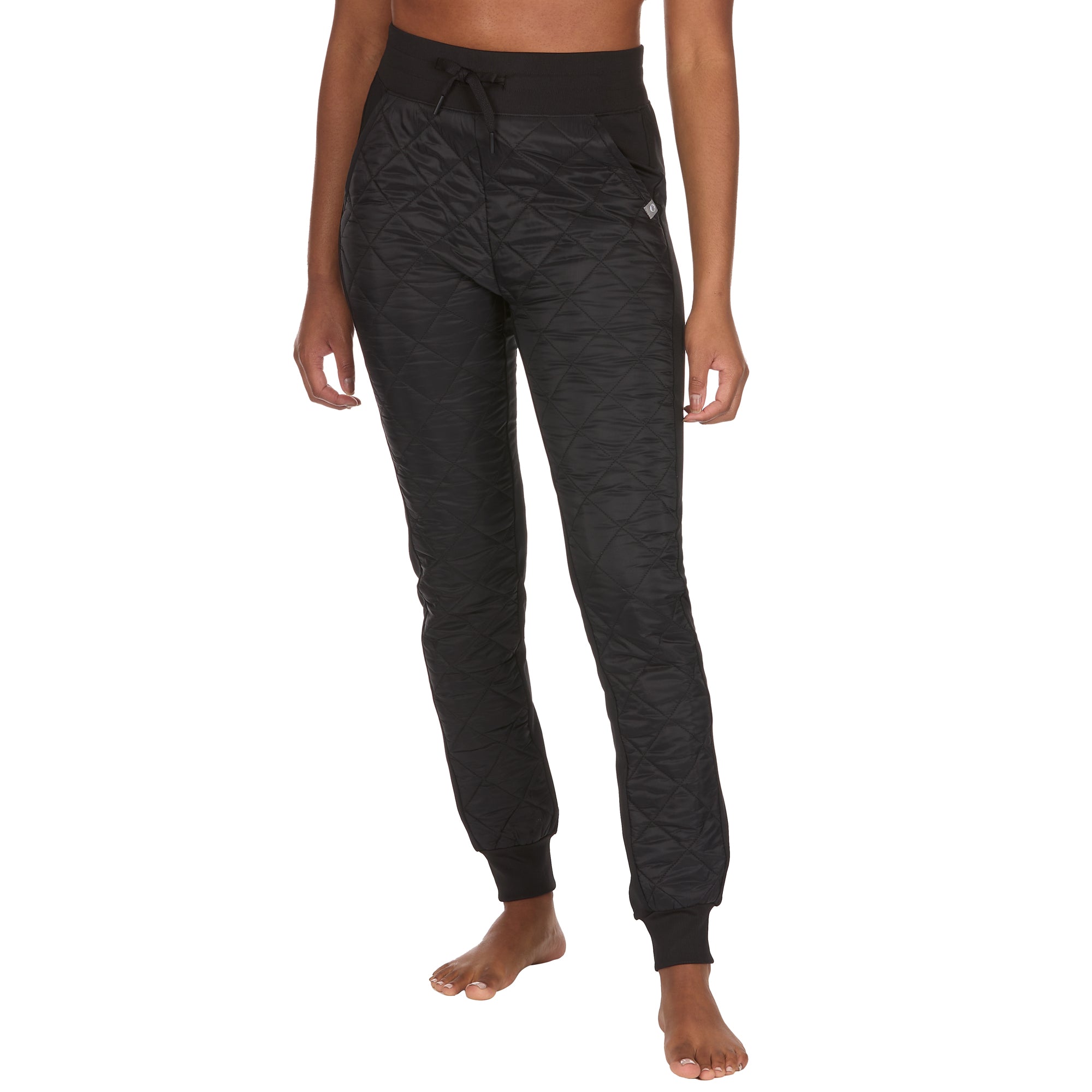 Women's High Rise Quilted Front Joggers