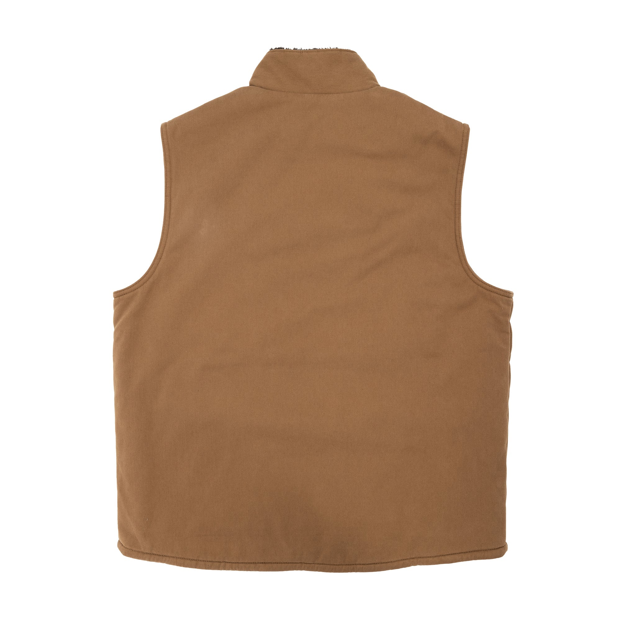 Solid Sherpa Lined Twill Vest