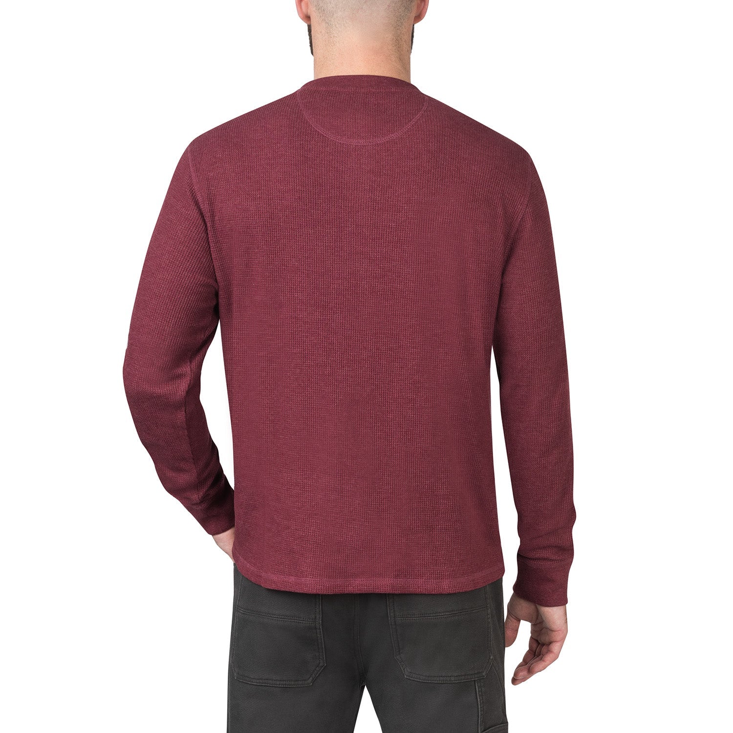Waffle Henley Long Sleeve Shirt
