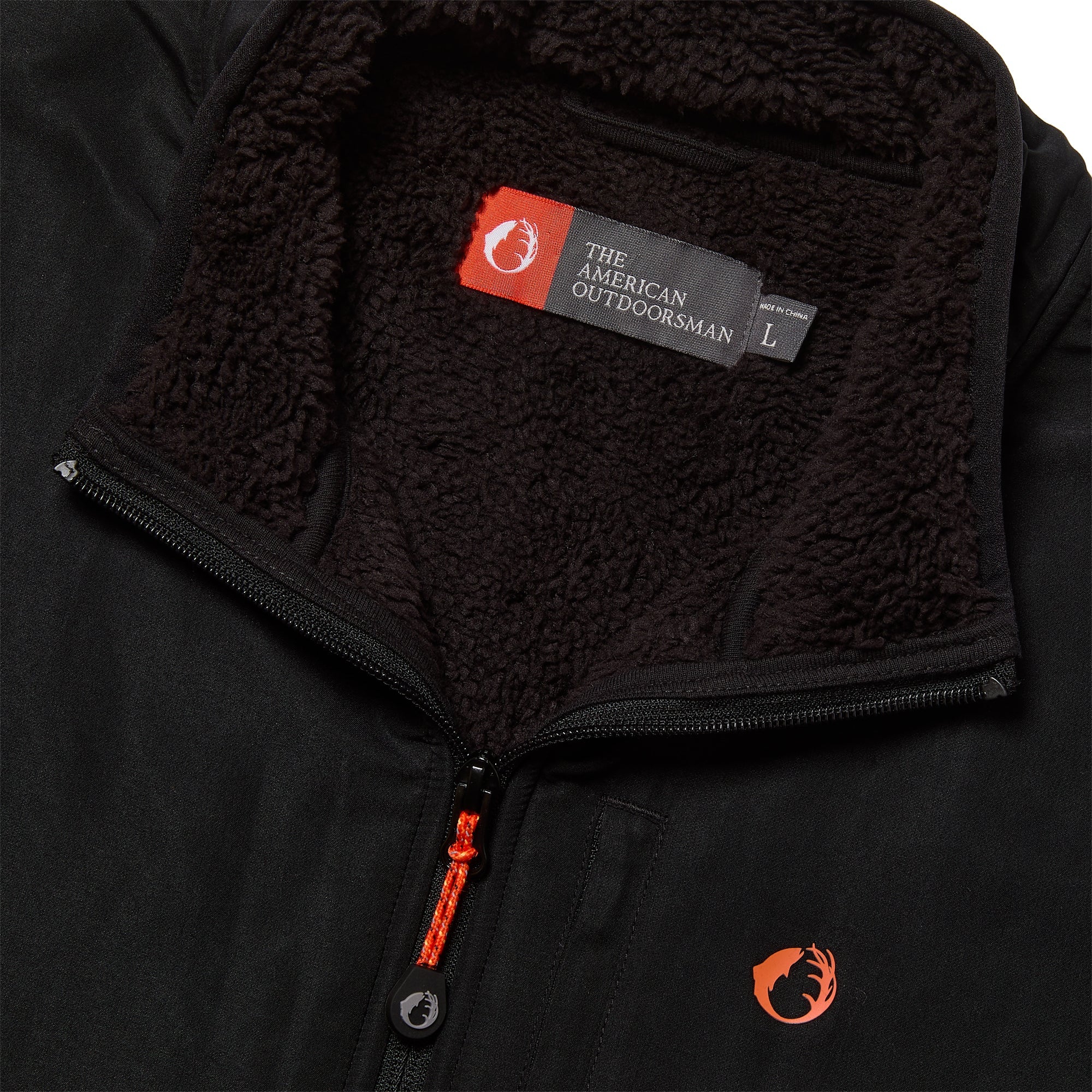 Sherpa Bonded Polar Fleece Full-Zip Jacket