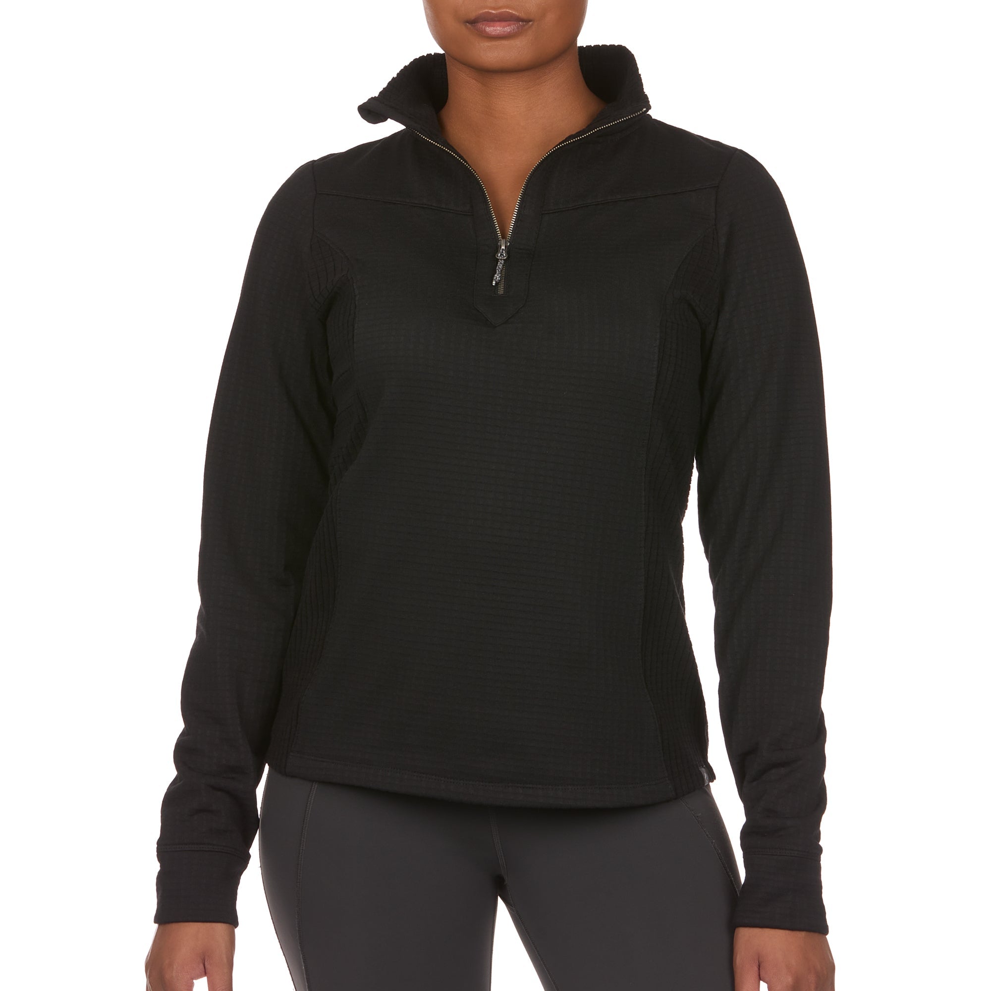 Women's Quarter-Zip Mock Neck Sweater