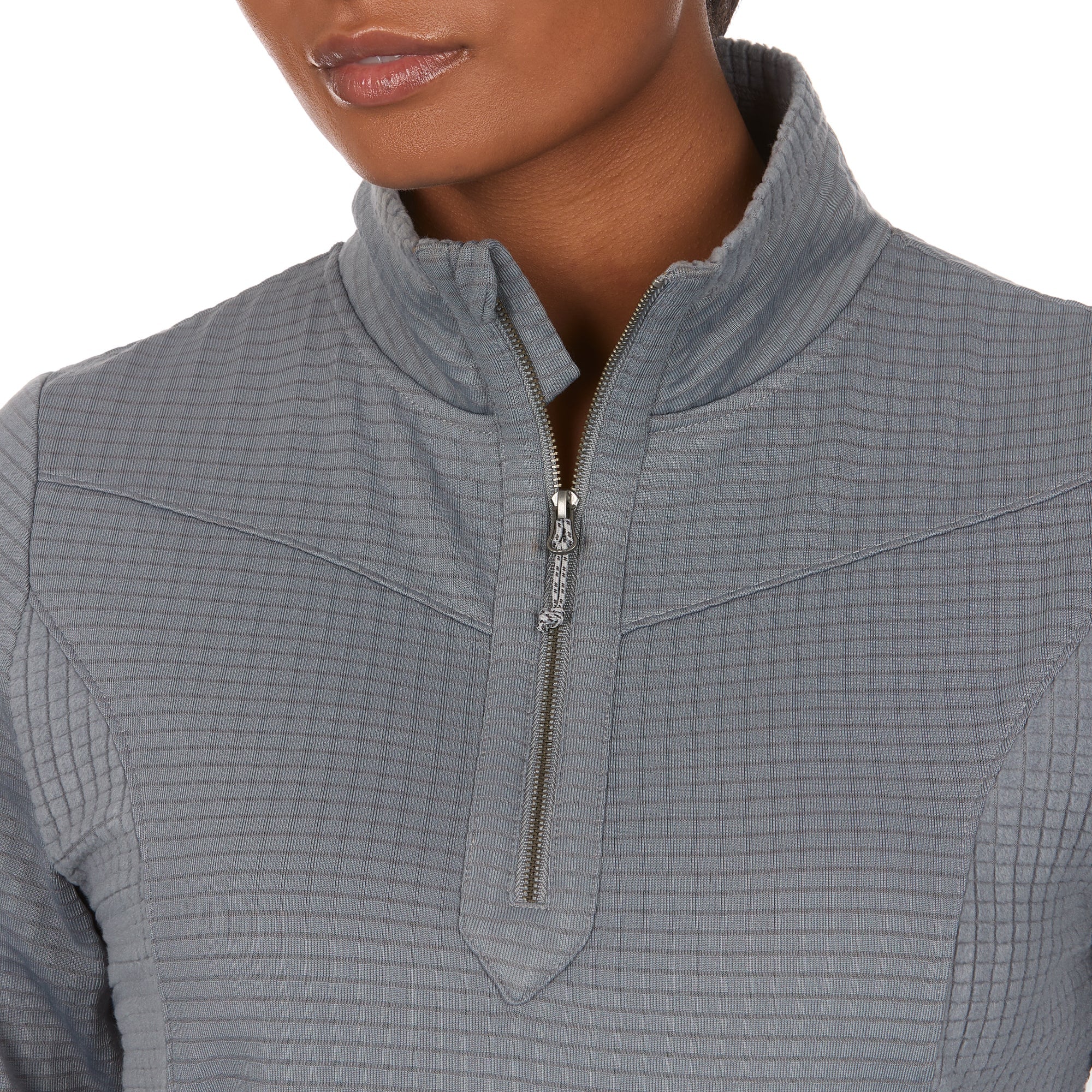 Women's Quarter-Zip Mock Neck Sweater