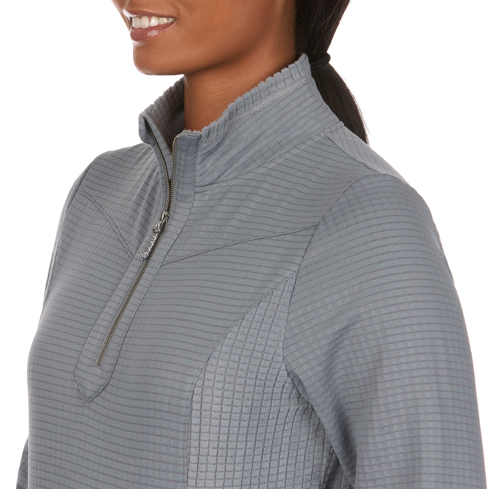 Women's Quarter-Zip Mock Neck Sweater