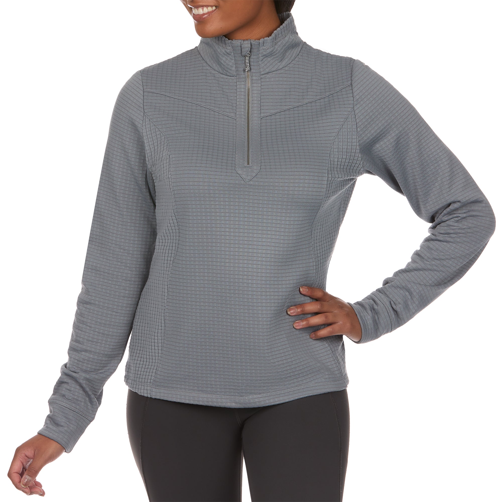 Women's Quarter-Zip Mock Neck Sweater