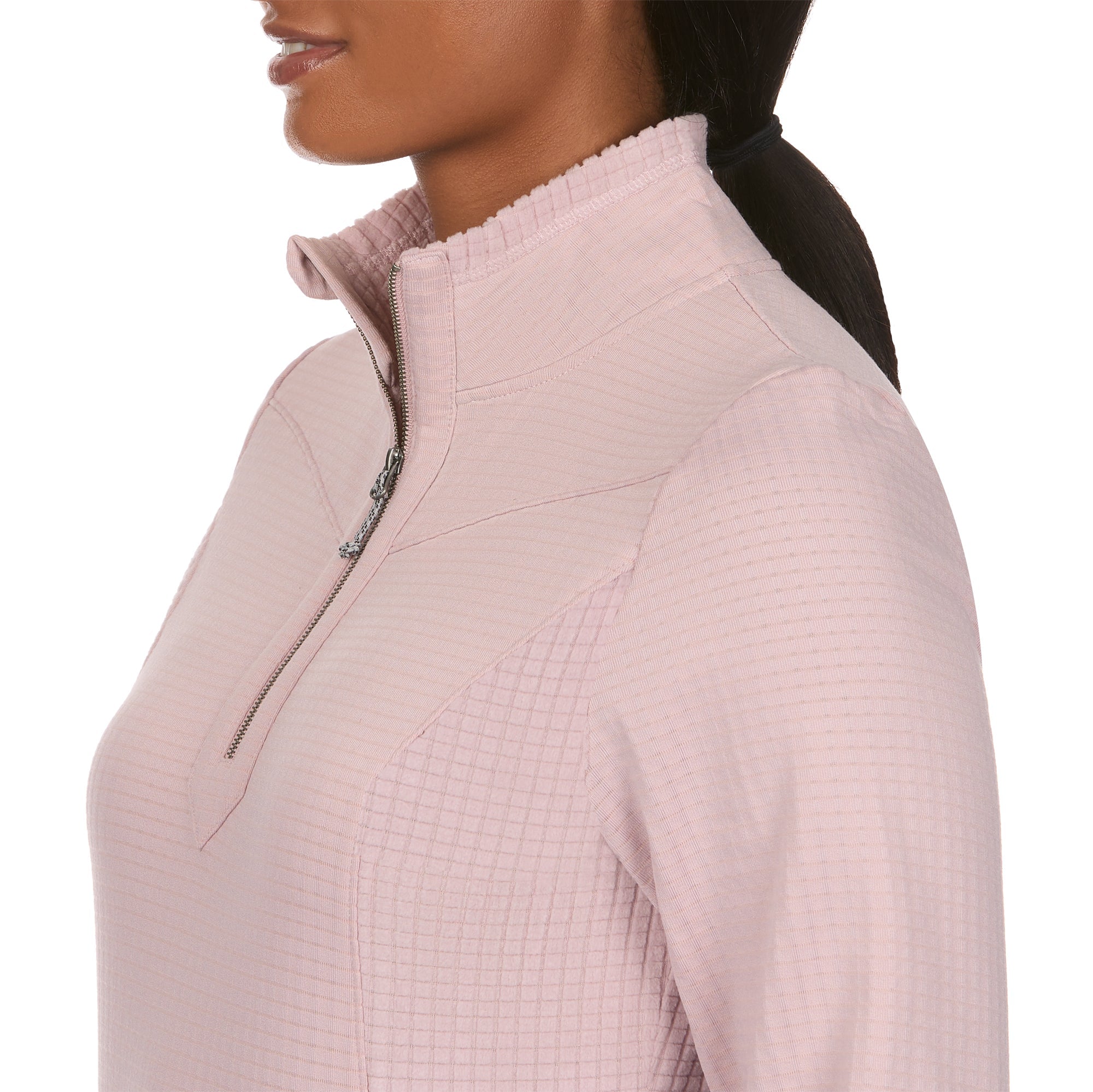 Women's Quarter-Zip Mock Neck Sweater