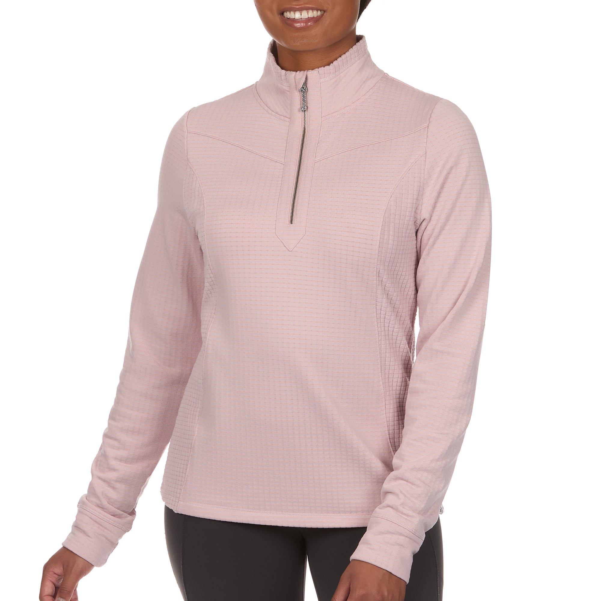 Women's Quarter-Zip Mock Neck Sweater