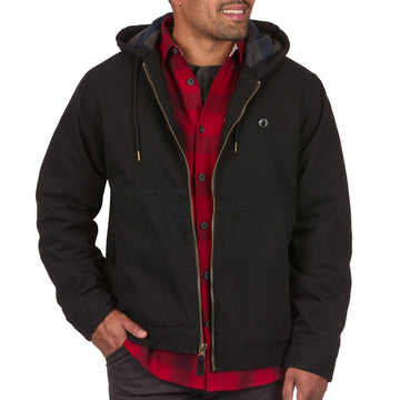 Cotton Ripstop Hooded Work Jacket