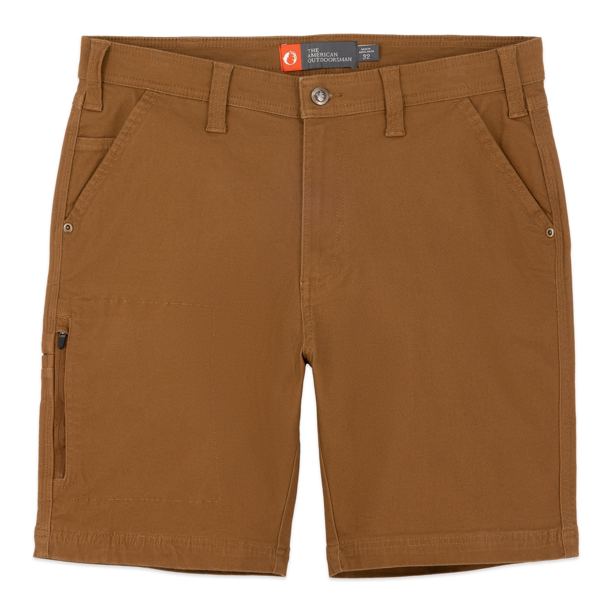 Stretch Cotton Canvas Shorts