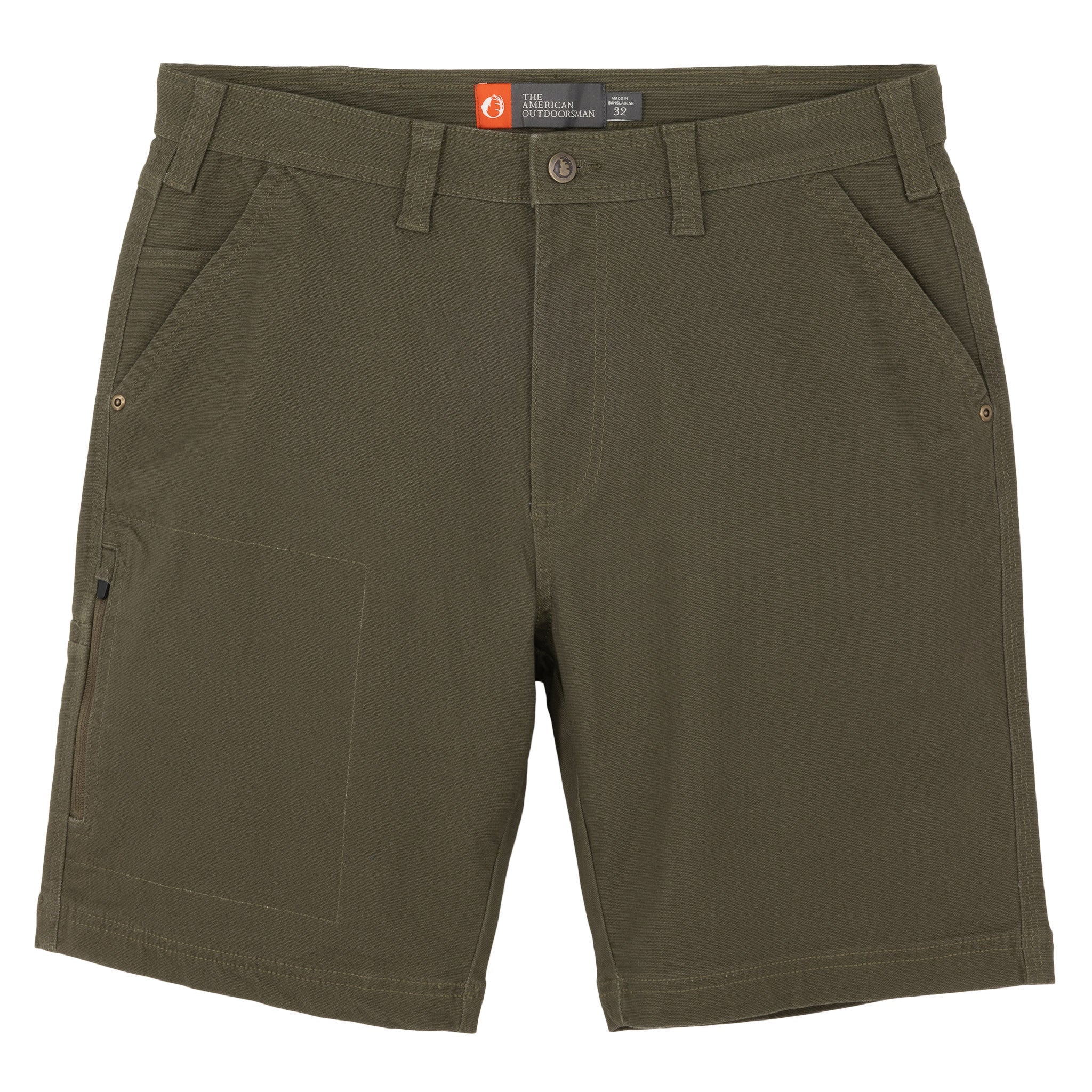 Stretch Cotton Canvas Shorts