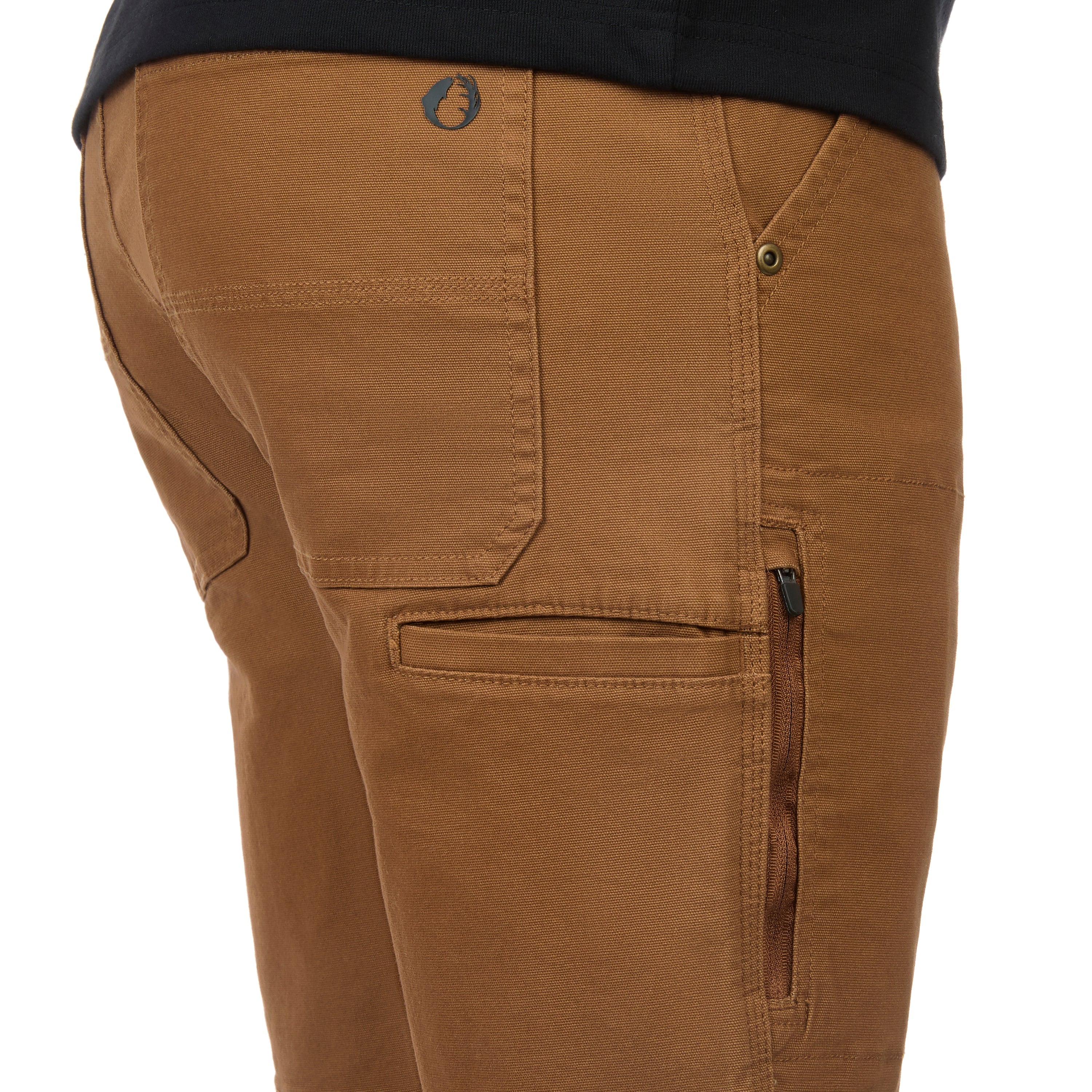 Stretch Cotton Canvas Shorts