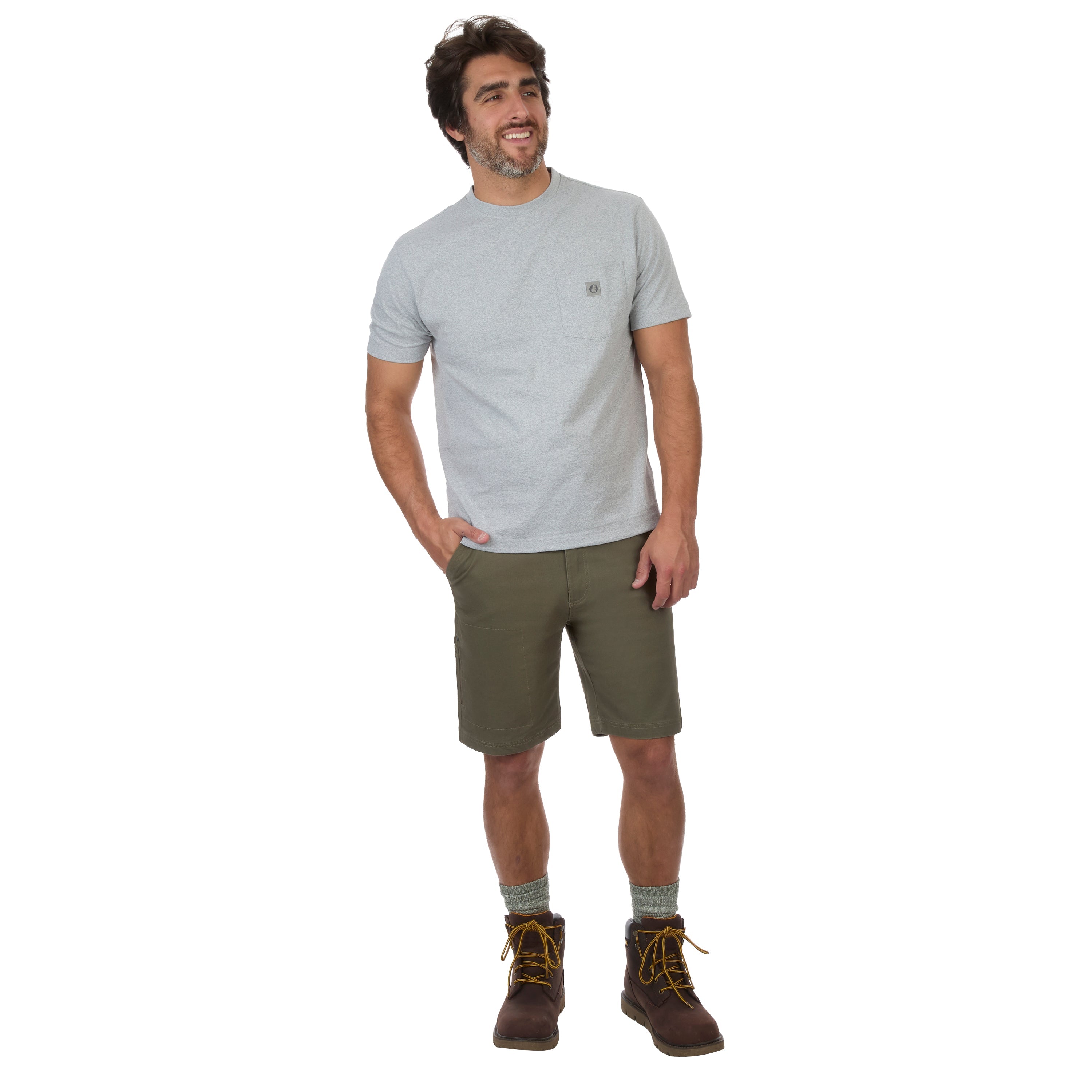 Stretch Cotton Canvas Shorts