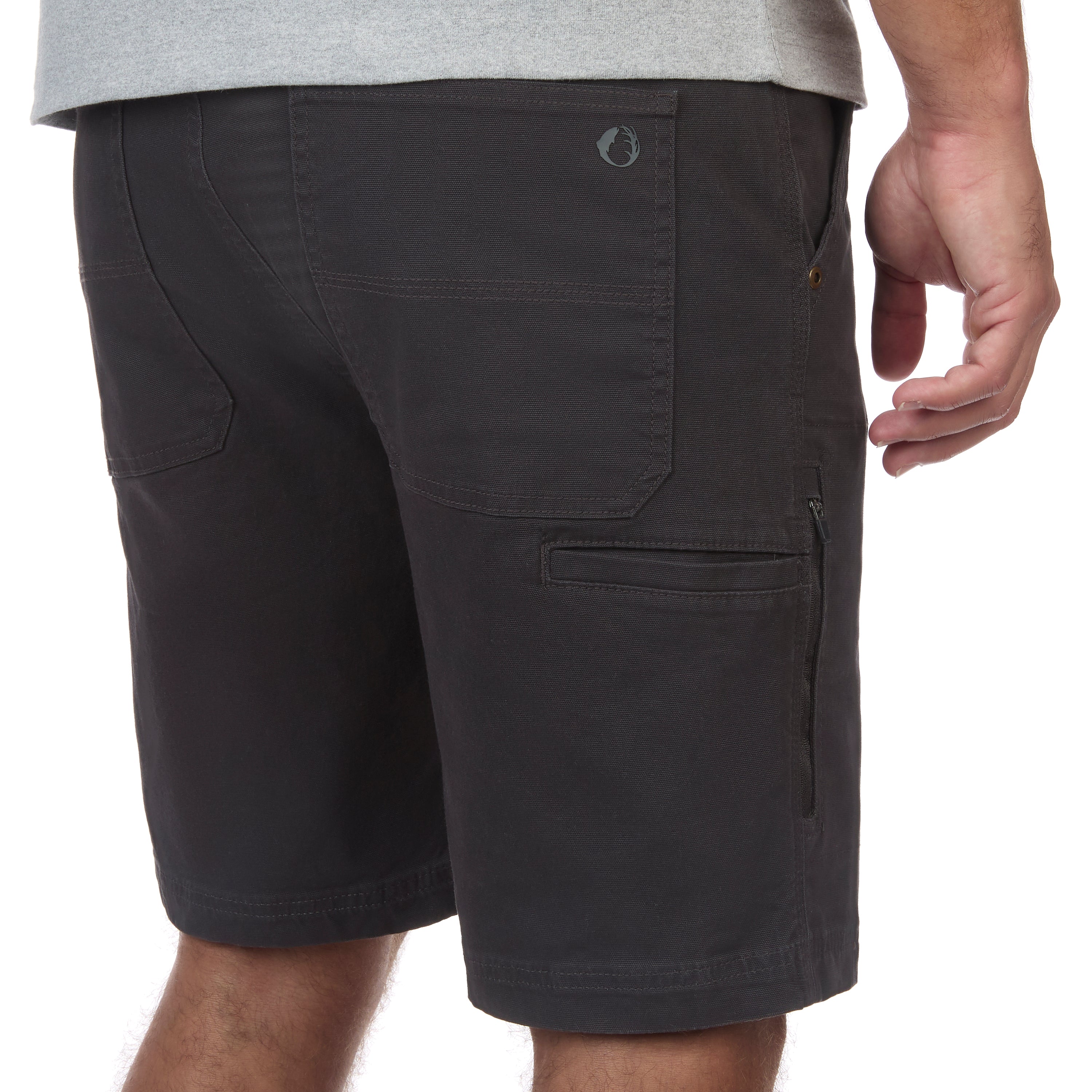 Stretch Cotton Canvas Shorts