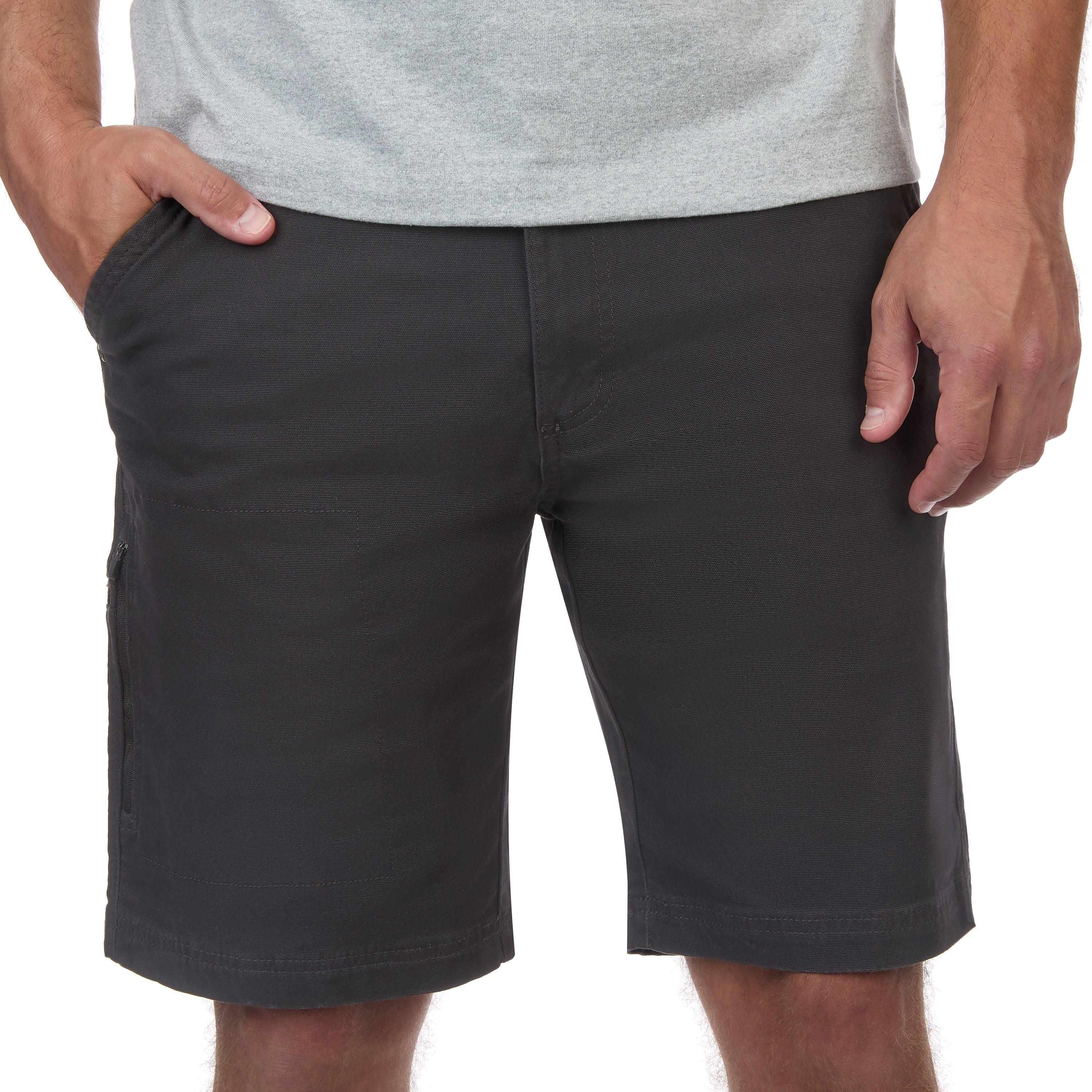 Stretch Cotton Canvas Shorts