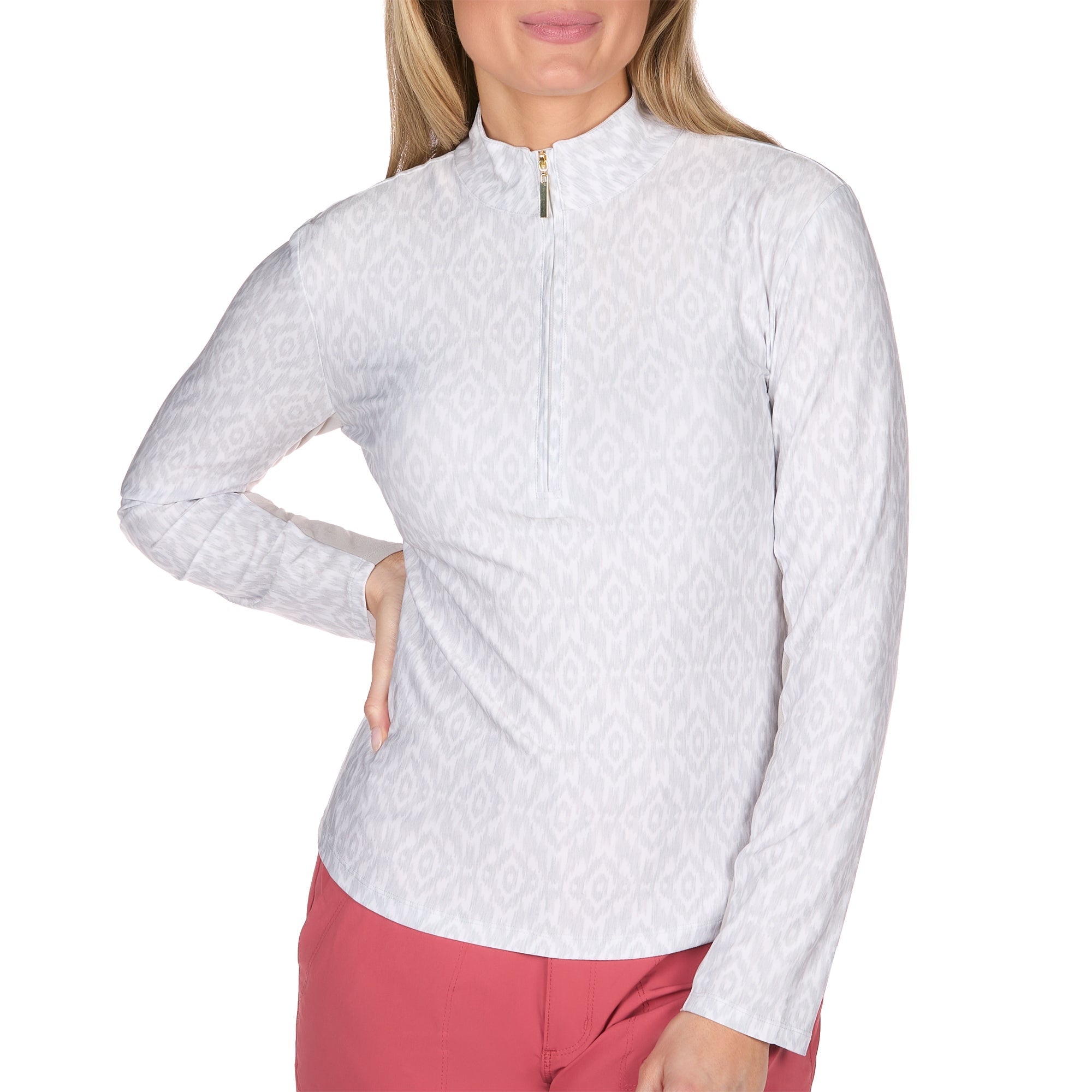 Women's Sun Protection Quarter-Zip Pullover