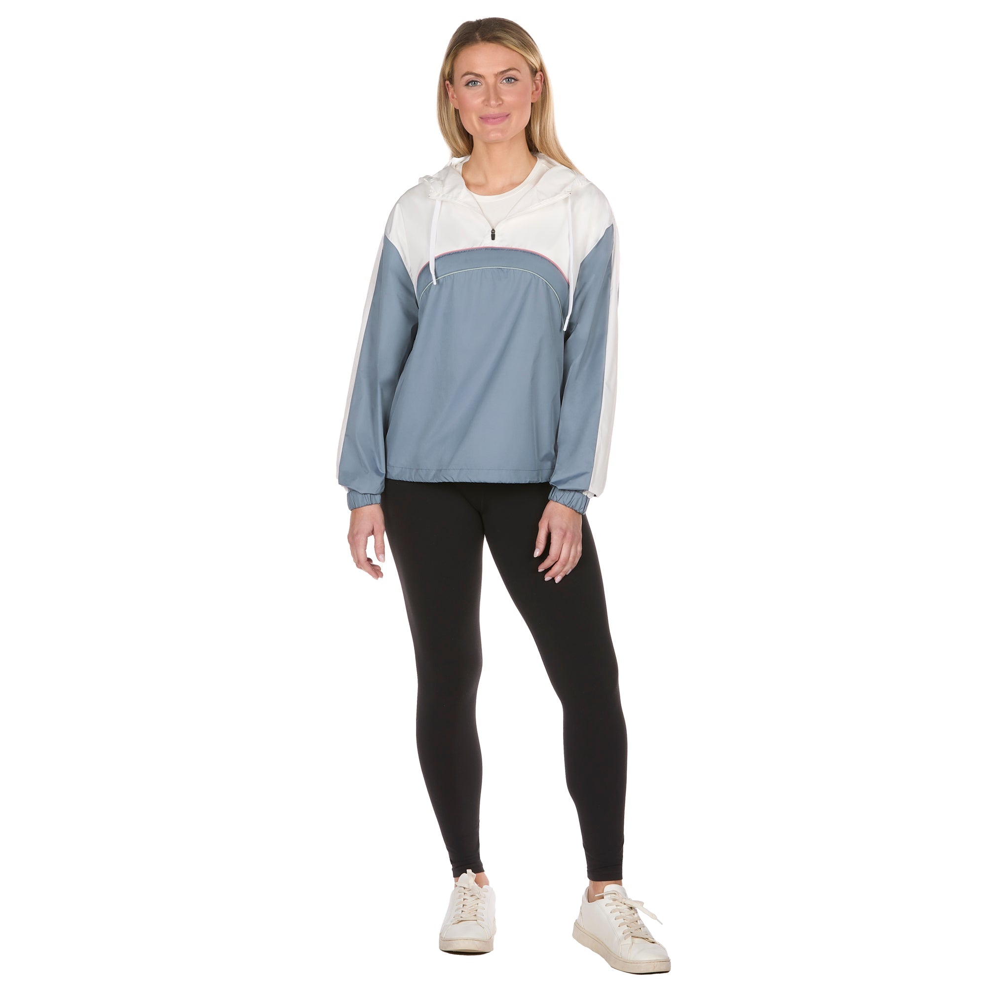 Women's Half-Zip Cropped Ultralight Windbreaker
