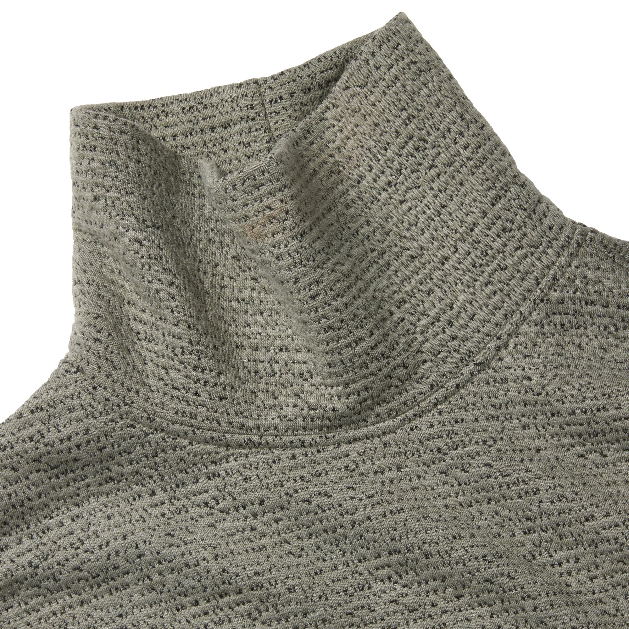 Women's Mock Neck Jacquard Pullover