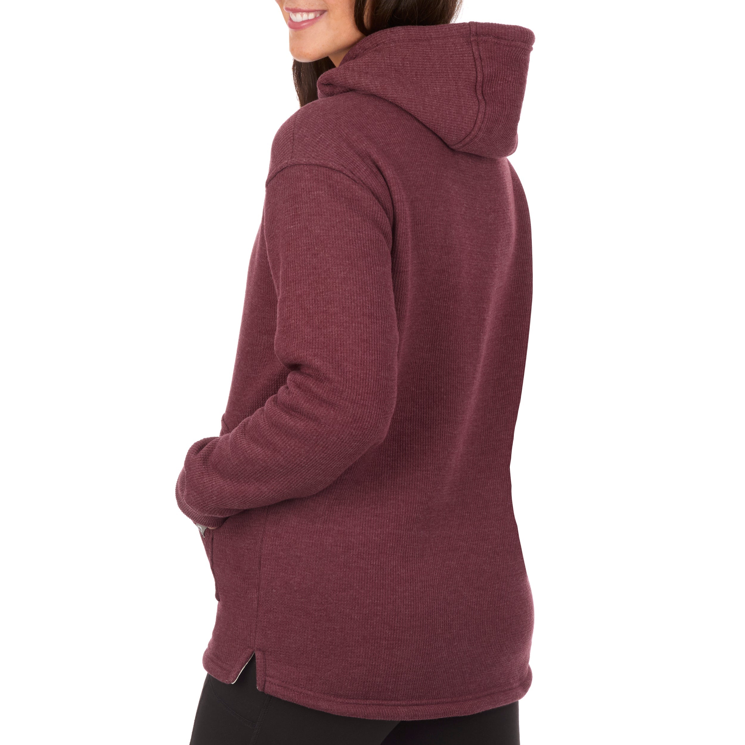 Women's Bonded Sherpa Lined Thermal Hoodie