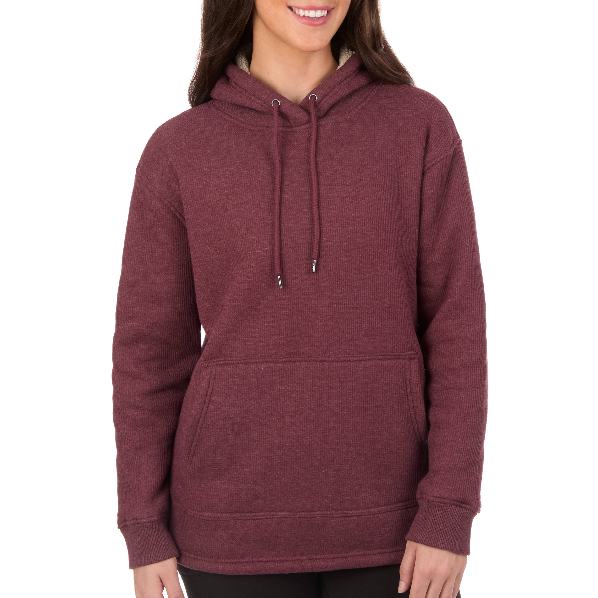 Women's Bonded Sherpa Lined Thermal Hoodie