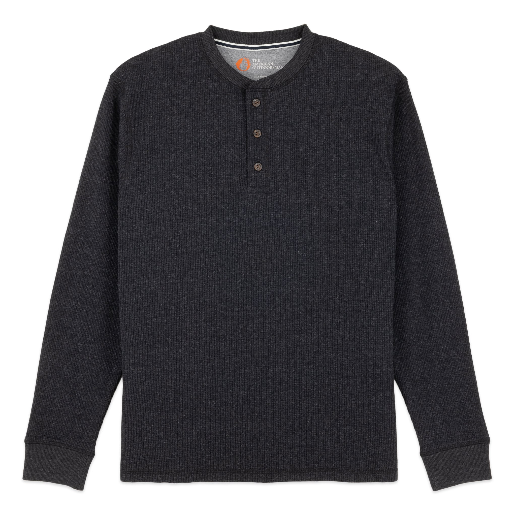 Waffle Henley Long Sleeve Shirt
