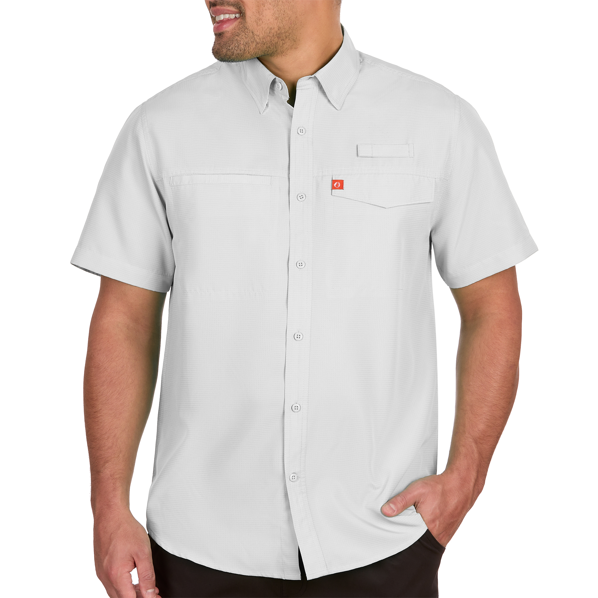 Poly Grid Ultralight Short Sleeve Fishing Shirt