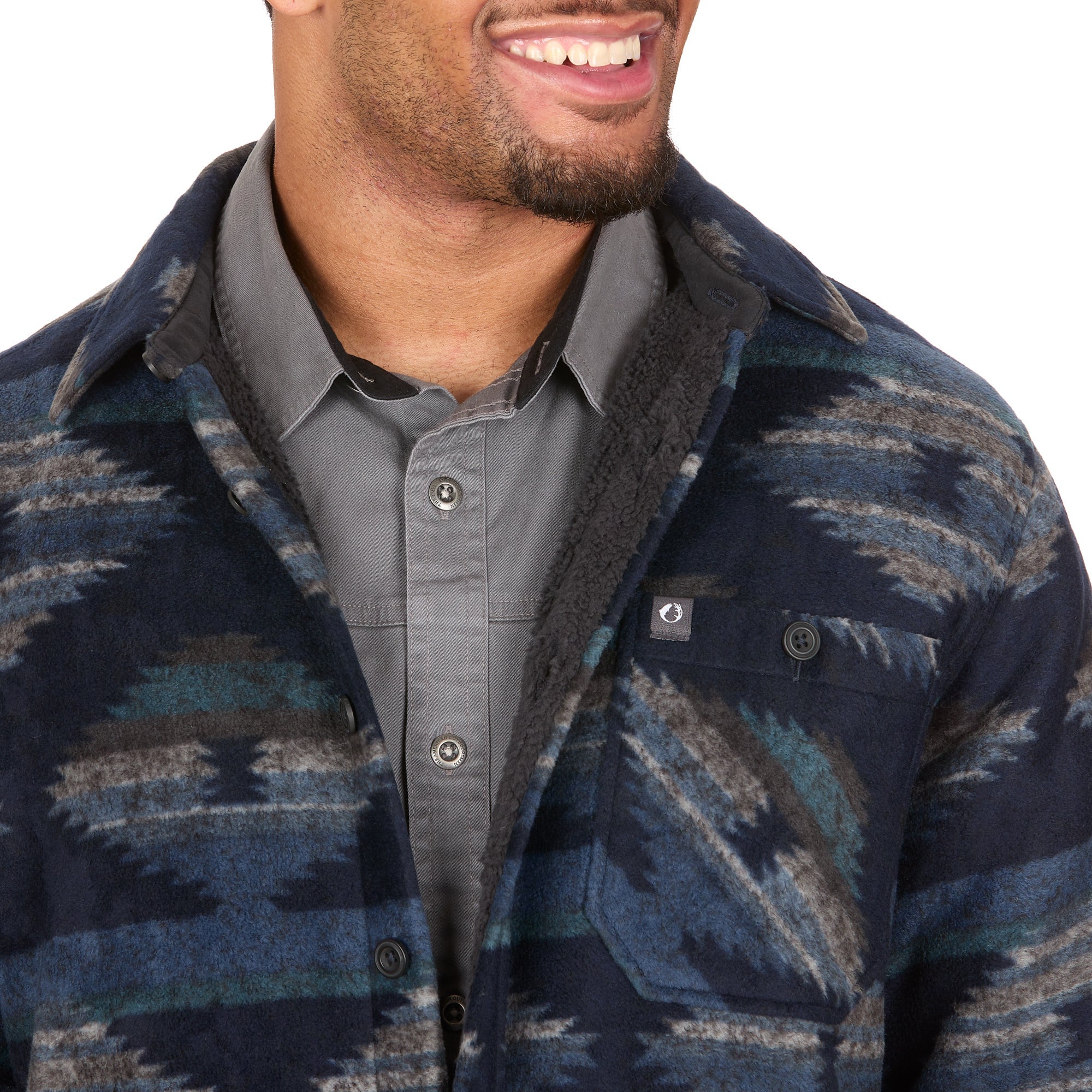 Double Fleece Shirt Jacket