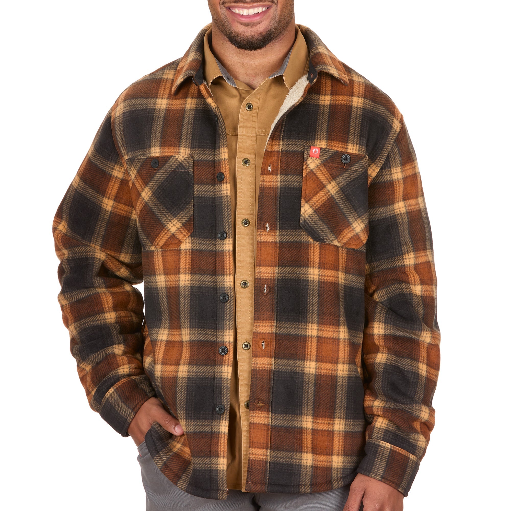 Double Fleece Shirt Jacket