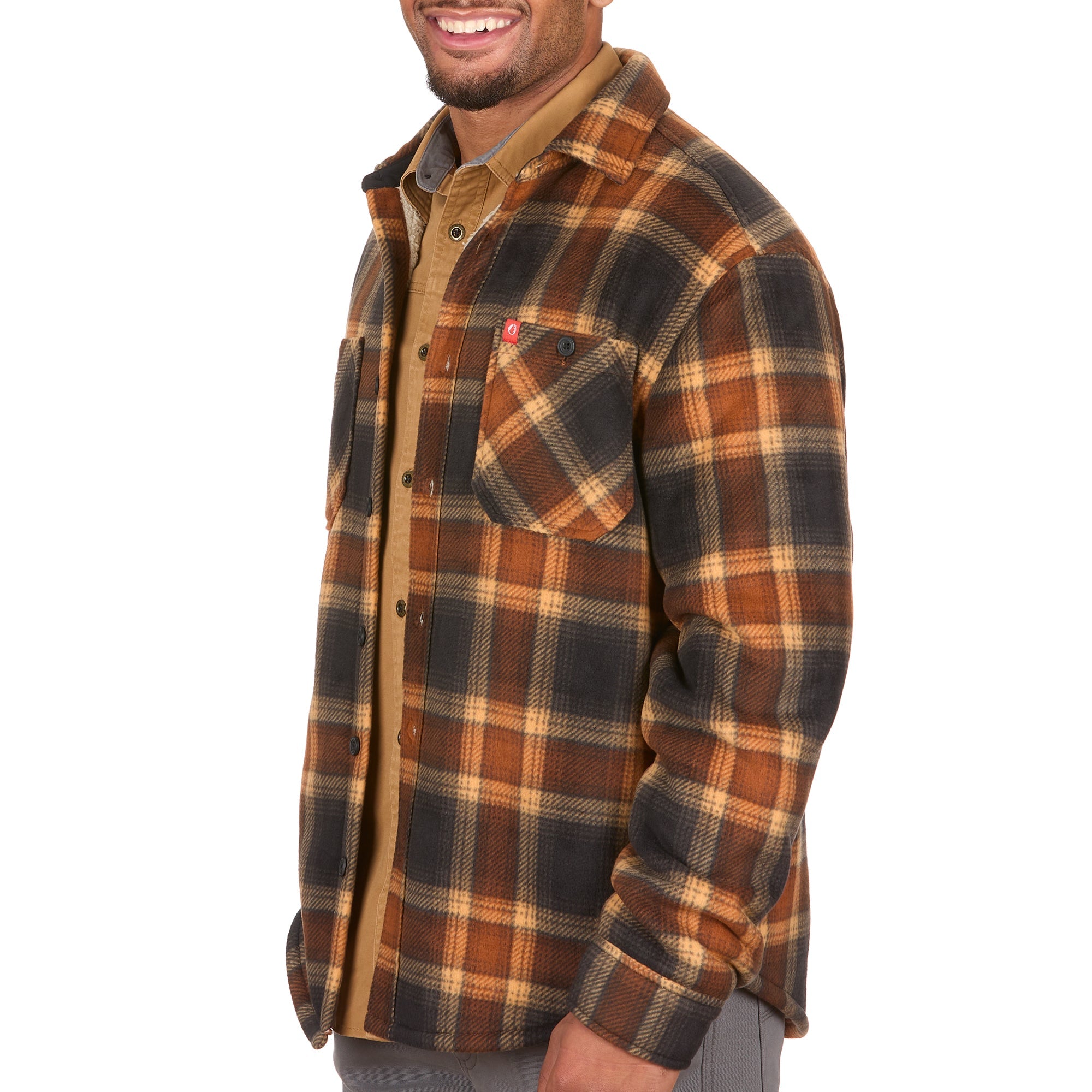 Double Fleece Shirt Jacket