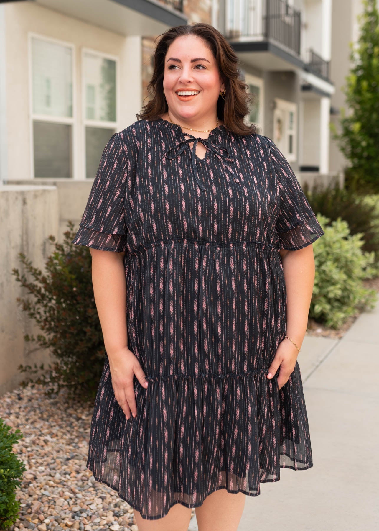 Kailani Pink Floral Dress