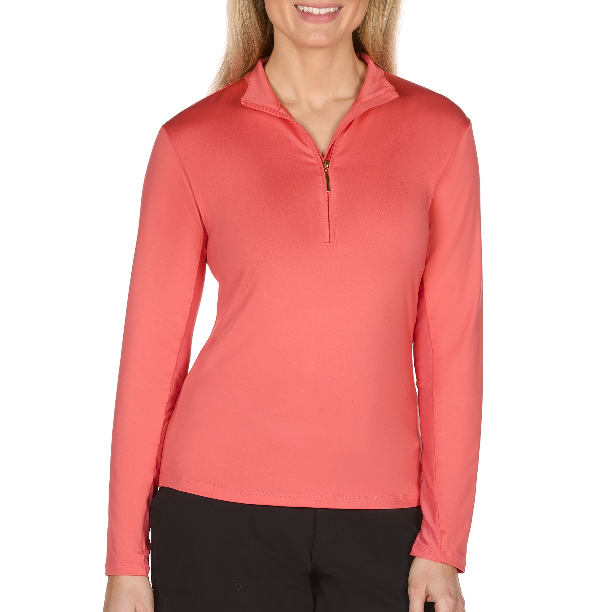 Women's Sun Protection Quarter-Zip Pullover