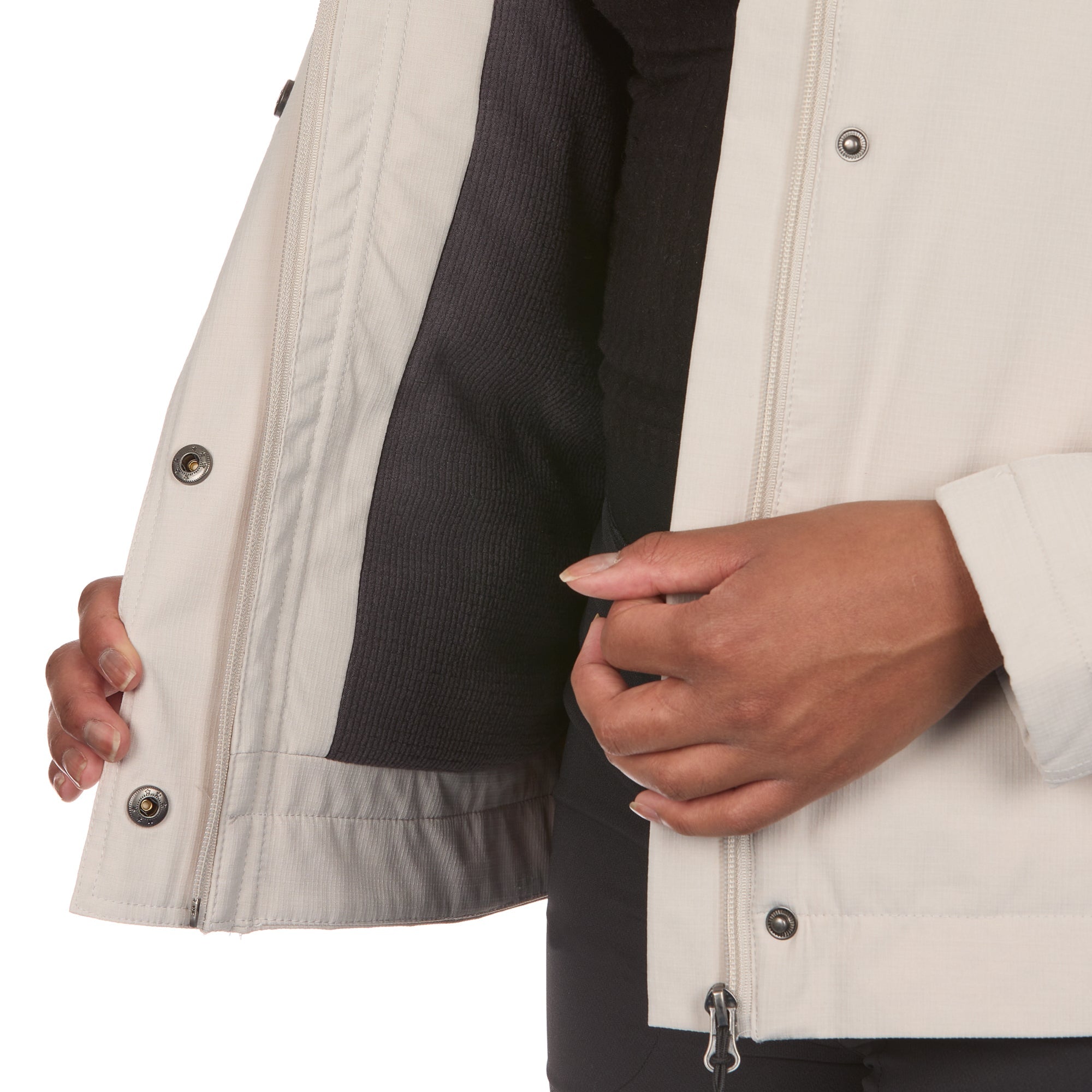 Women's Water Repellent Taslon Hooded Jacket