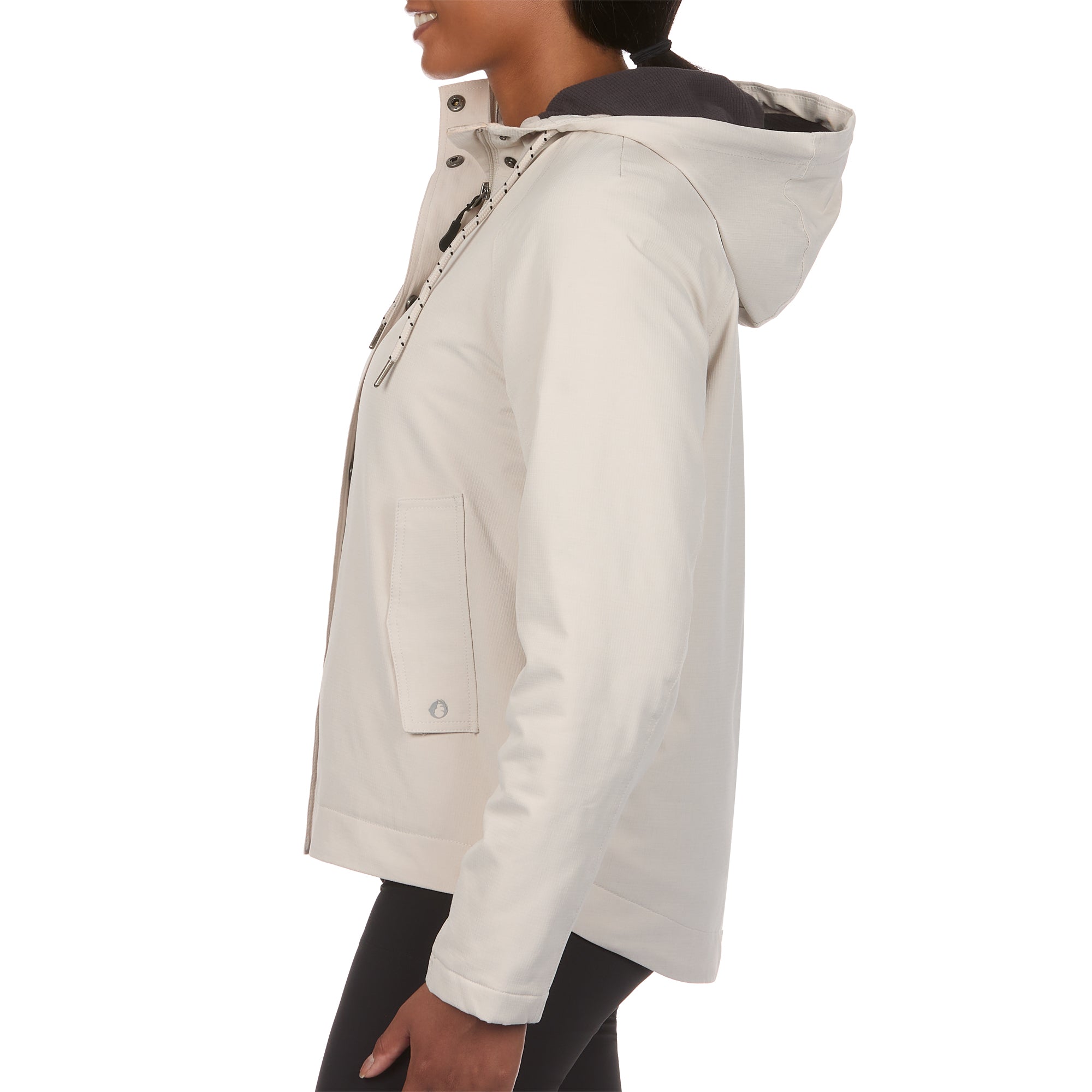 Women's Water Repellent Taslon Hooded Jacket