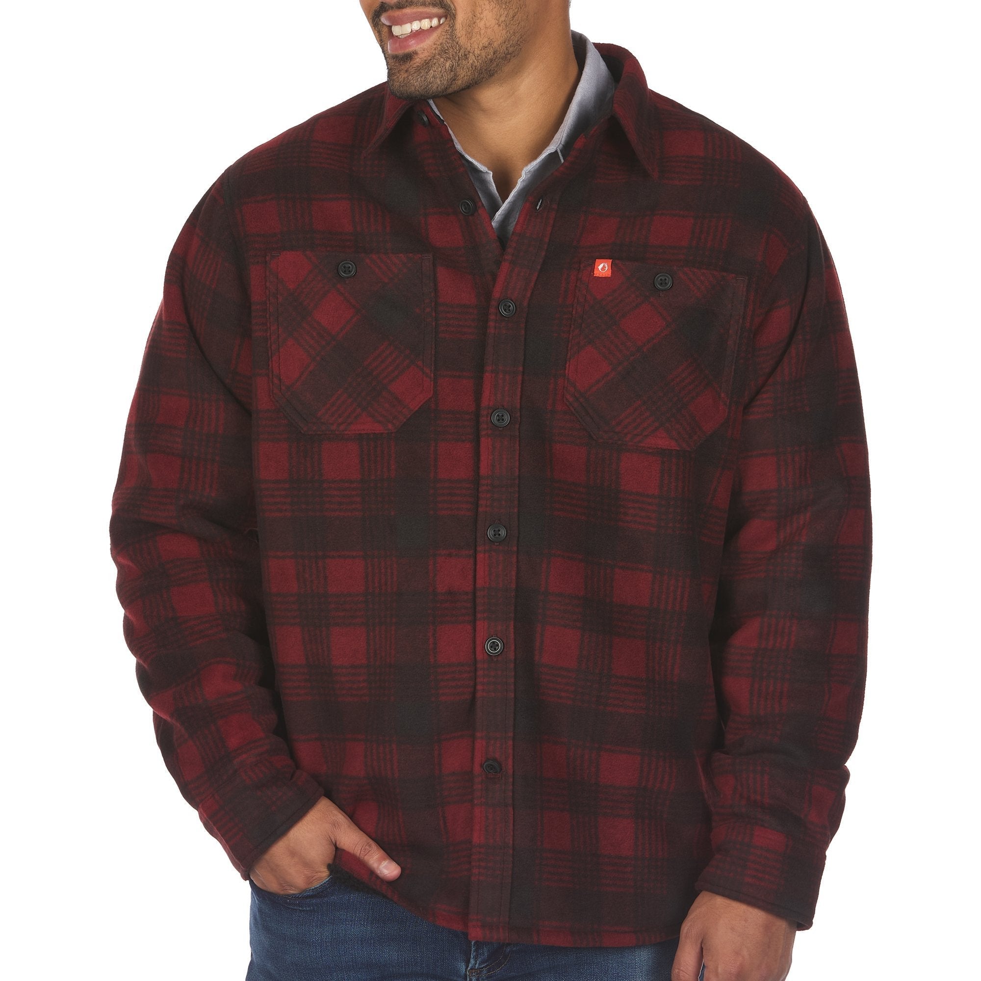 Double Fleece Shirt Jacket