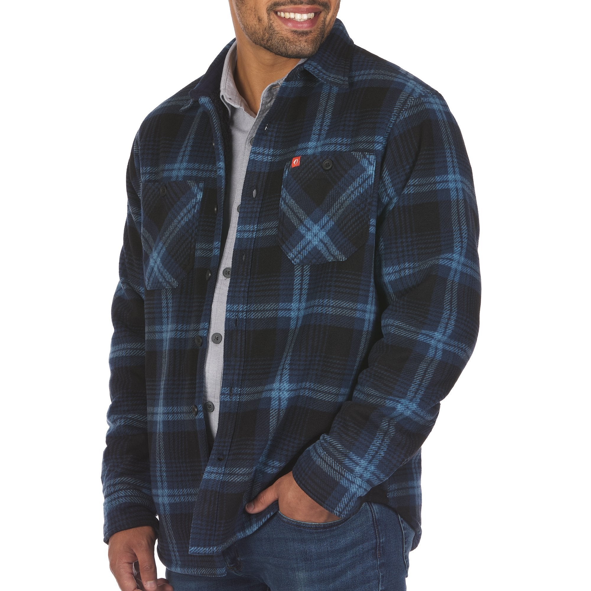 Double Fleece Shirt Jacket