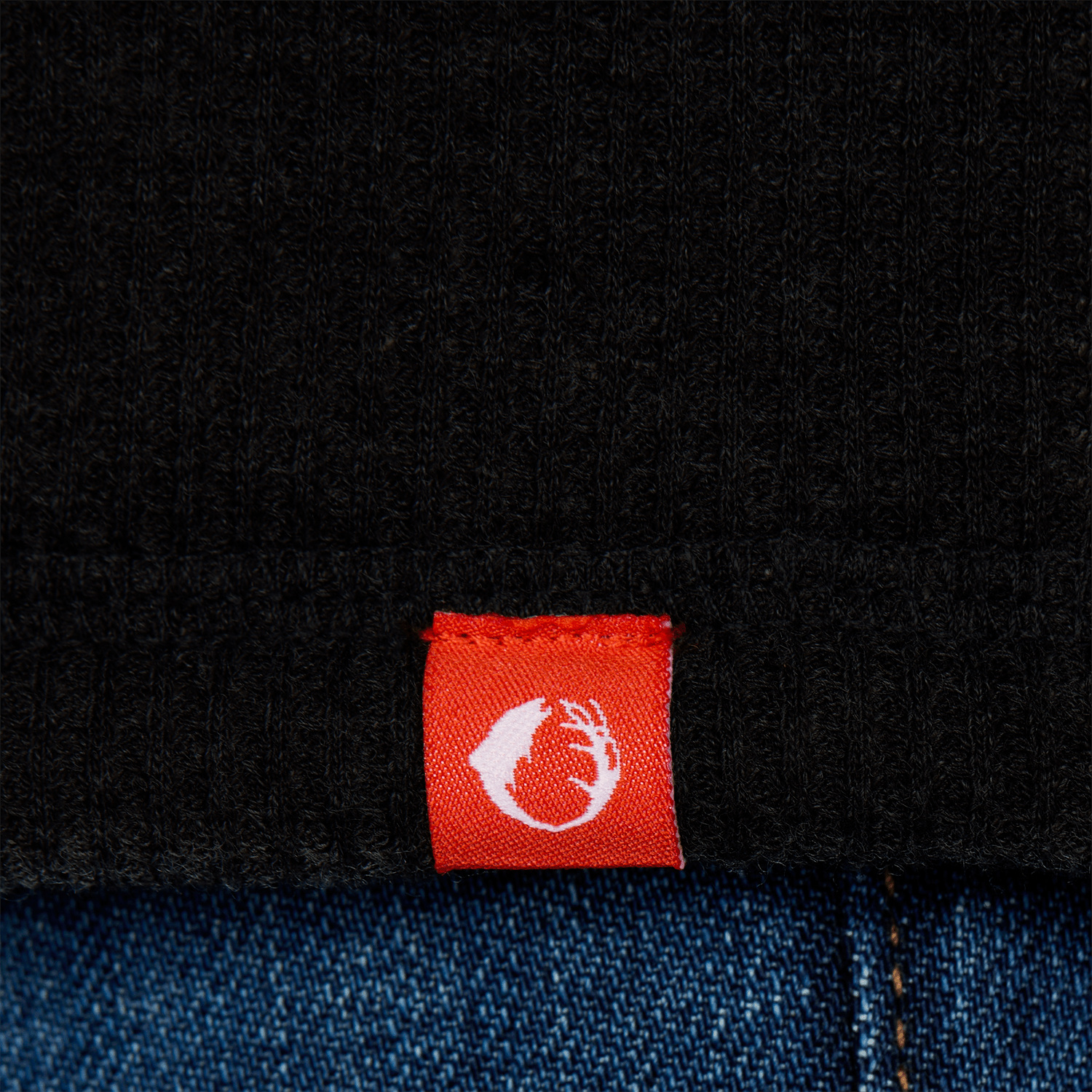 Sherpa Lined Waffle Henley Shirt