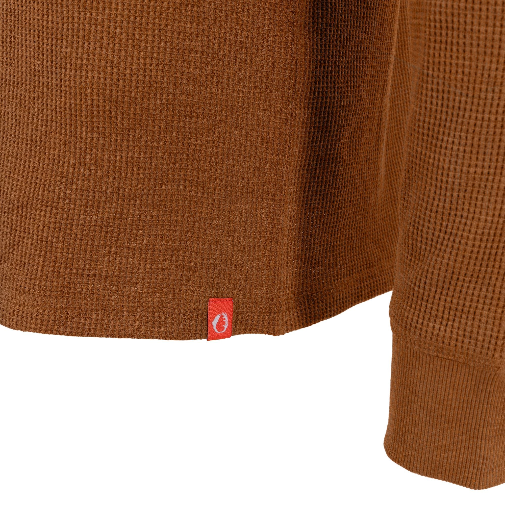 Waffle Knit Thermal Crewneck Shirt